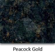 Peacock Gold Granite.